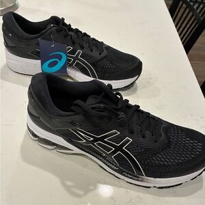 ASICS Gel Kayano 26 Black/White Athletic Sneakers Womens 13